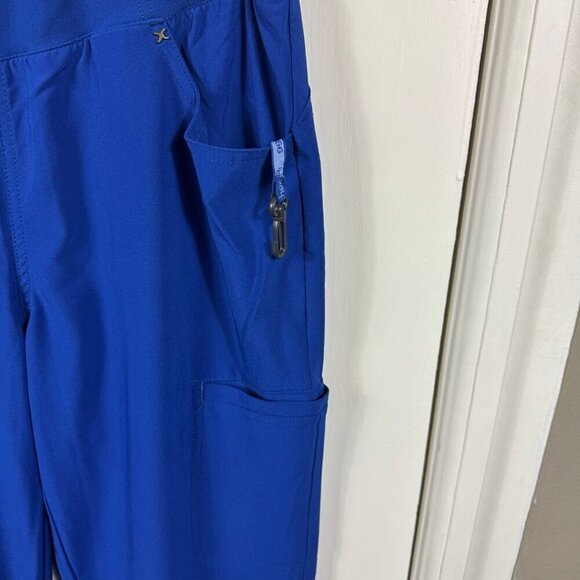 Carhartt royal blue cargo scrub pants size medium tall yoga pants style - Picture 4 of 6